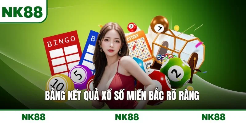 Bảng kết quả xổ số miền Bắc rõ ràng 
